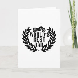 World's Best Dad Karte