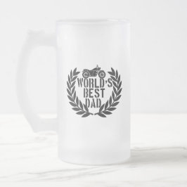 World's Best Dad Mattglas Bierglas