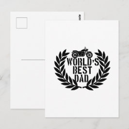 World's Best Dad Postkarte