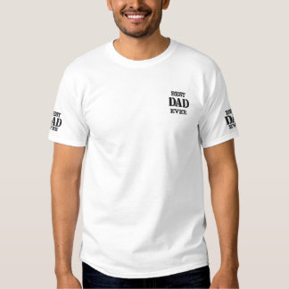 Worlds Best Daddy Edit Besticktes T-Shirt