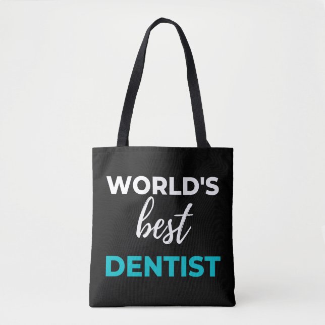 World's Best Dentist Tasche (Vorderseite)