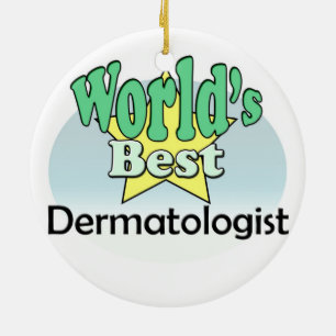 World's best Dermatologist Keramikornament