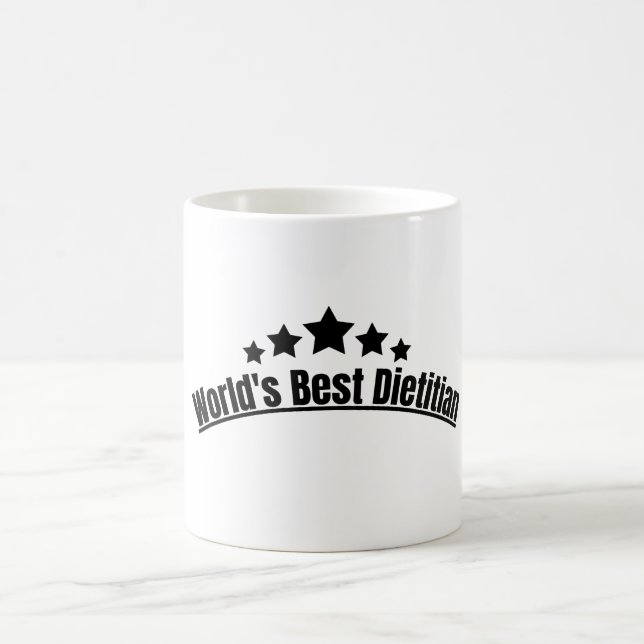 World's Best Dietitian Kaffeetasse (Mittel)