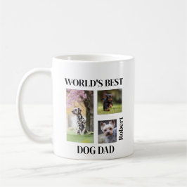 World's Best Dog Dad Custom Name Gift Kaffeetasse