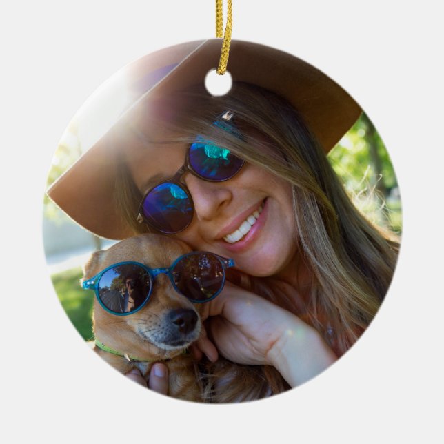 Worlds Best Ehefrau Definition Snowflakes Foto Keramik Ornament (Vorne)