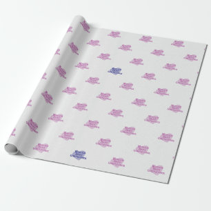 World's Best Godmother Pattern Geschenkpapier