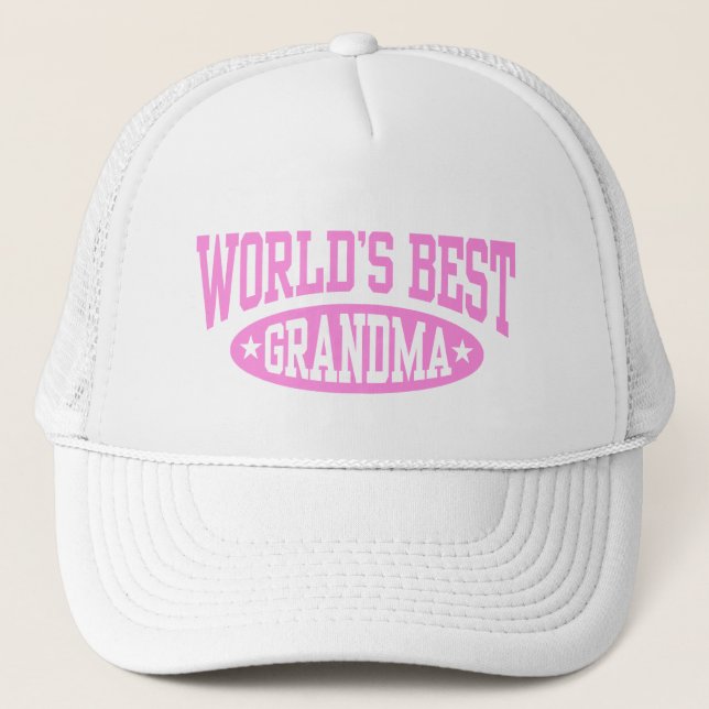 World's Best Grandma Truckerkappe (Vorderseite)