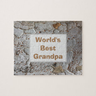 Worlds Best Grandpa Tree Bark Foto Rustic Outdoor