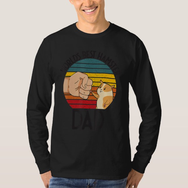 World's Best Hamster Dad Costume For Animal Lovers T-Shirt (Vorderseite)