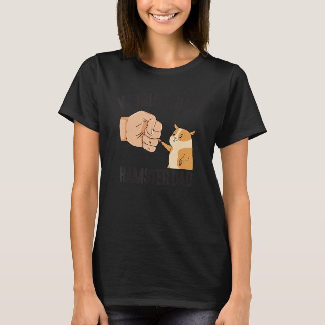 World's Best Hamster Dad Costume For Animal Lovers T-Shirt (Vorderseite)
