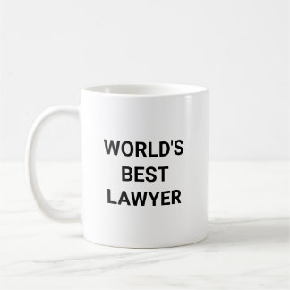 Worlds Best Lawyer Funny Career Coworker Gift Kaffeetasse