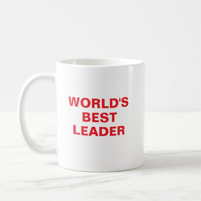 World's Best leader Mug (Gauche)