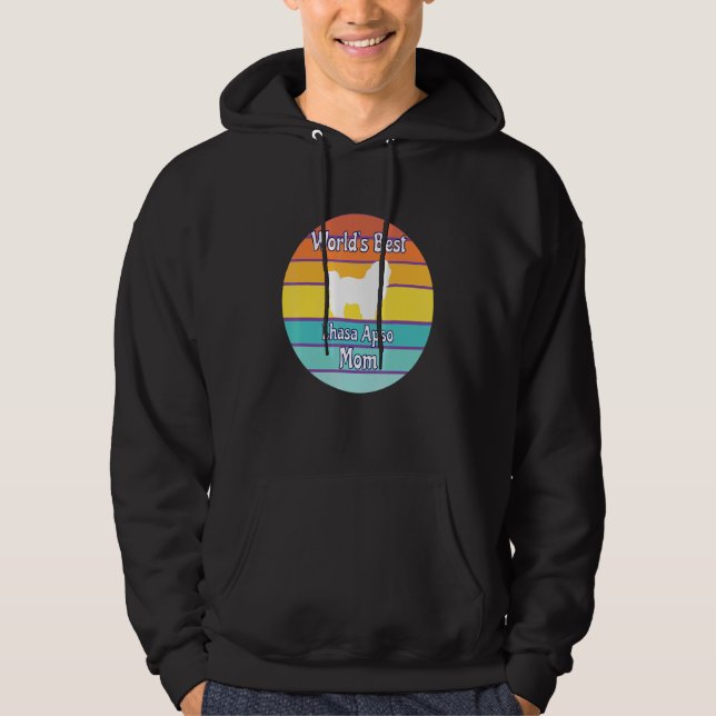 World's Best Lhasa Apso Mom Hoodie (Vorderseite)