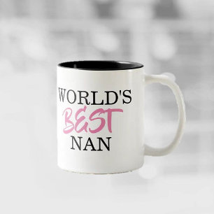 World's BEST Nan mug Zweifarbige Tasse