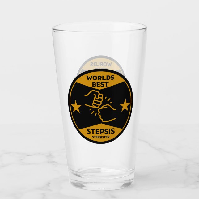 Worlds Best Stepsister Glas (Vorderseite)