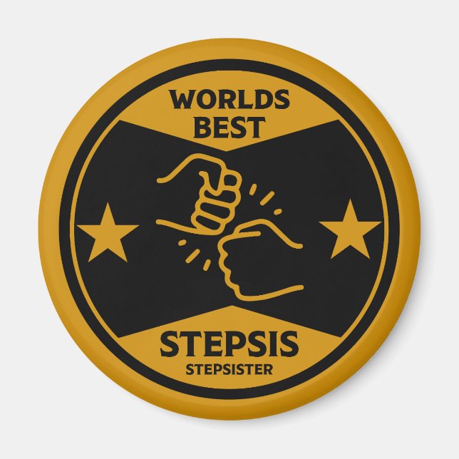 Worlds Best Stepsister Magnet (Vorne)
