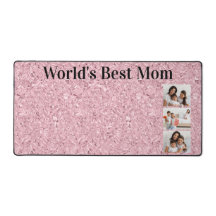 Worlds Beste Mutter Blush Pink Edelstein 3 Foto