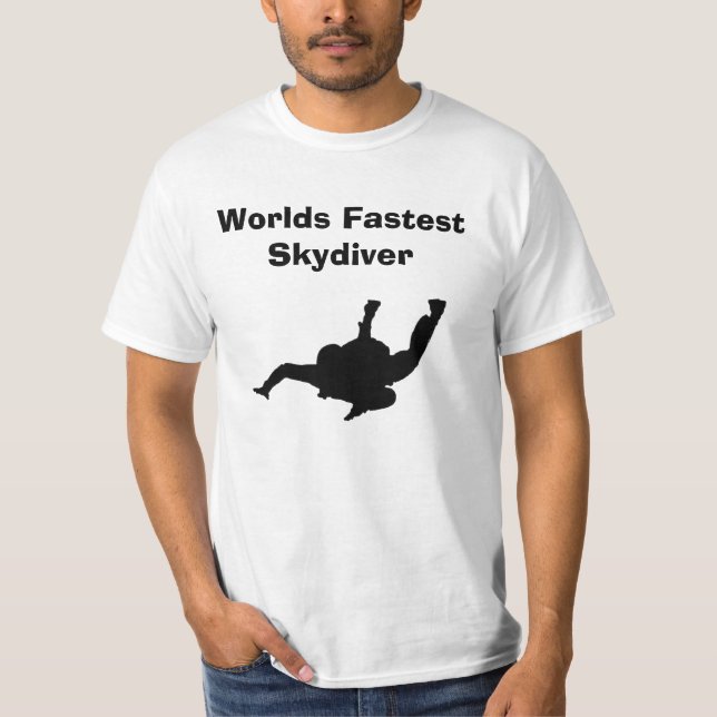 Worlds fastest skydiver T-shirt (Vorderseite)