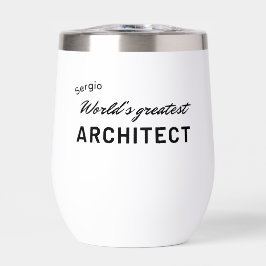 World's Greatest Architect Custom Typography 