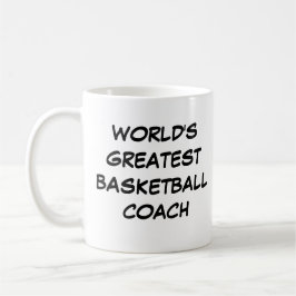 "World's Greatest Basketball Coach" Mug