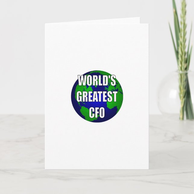 World's Greatest CFO Karte (Vorderseite)