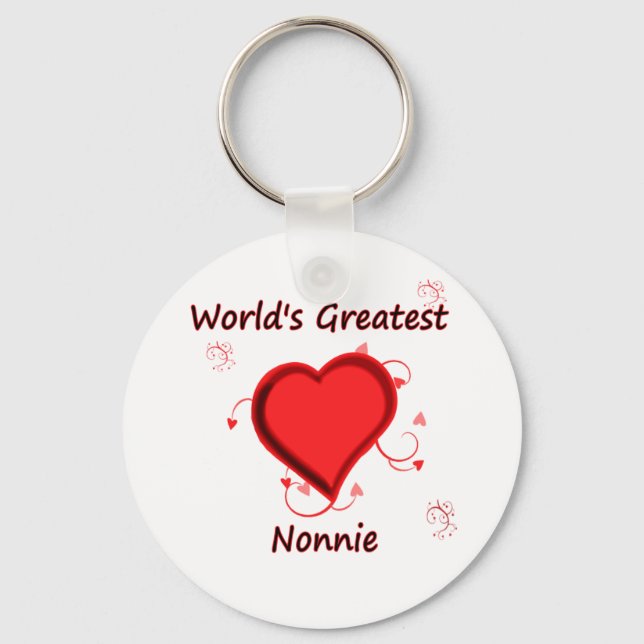 World's Greatest nonnie Schlüsselanhänger (Vorderseite)