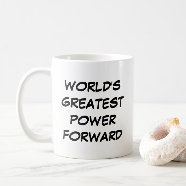 "World's Greatest Power Forward" Mug (Avec donut)