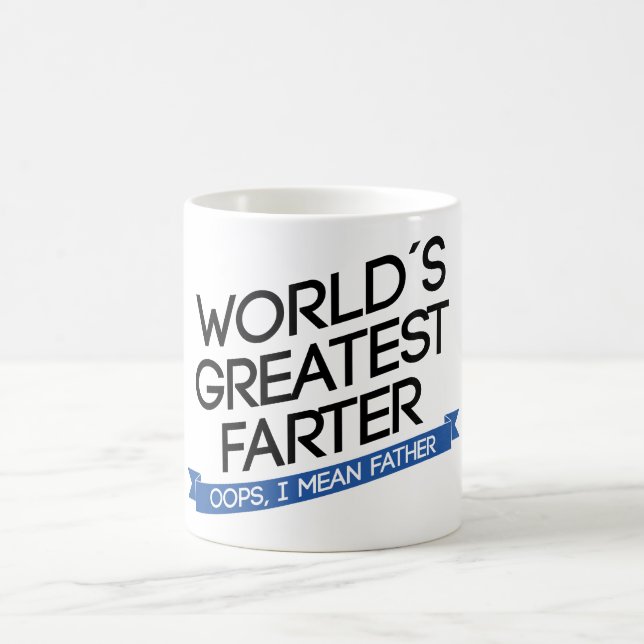 worlds greatest zu banner farter kaffeetasse (Mittel)