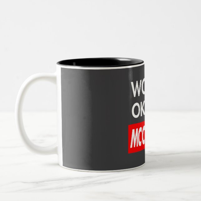 Worlds Konzest Mcconnell Zweifarbige Tasse (Links)