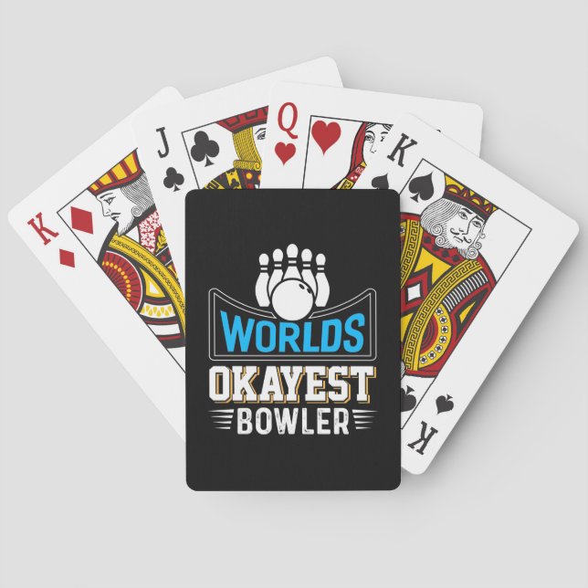 Worlds Tokest Bowler Spielkarten (Rückseite)