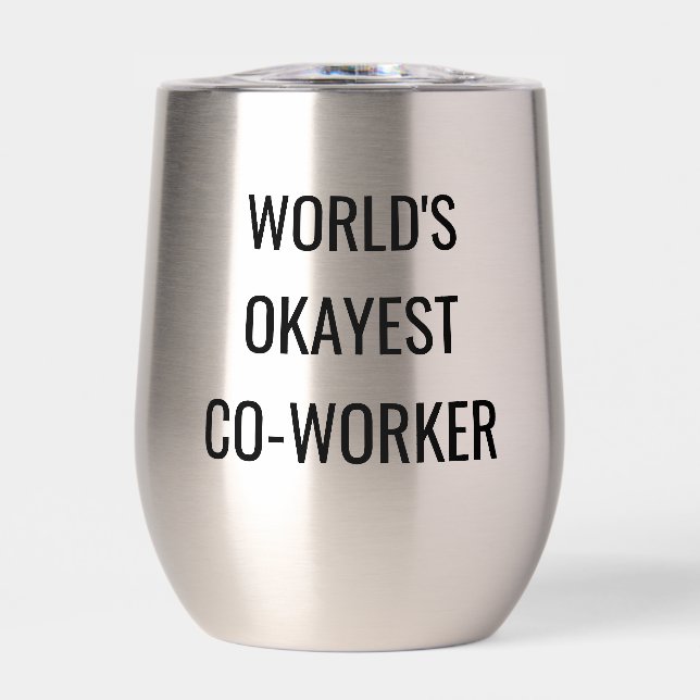 Worlds Tokest Co-Worker witziger Zitat (Vorderseite)