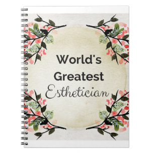 World'sGreatest Esthetician Notizblock