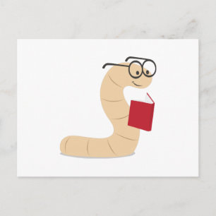 Worm buchen postkarte