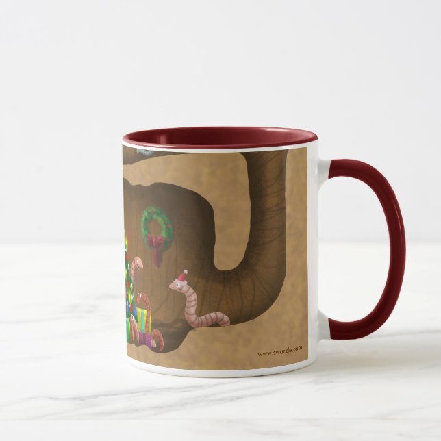 Wormy WeihnachtsTasse Tasse (Rechts)