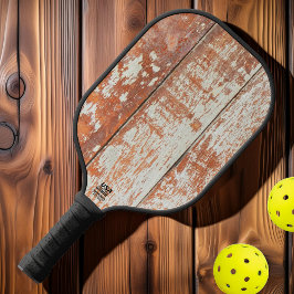 Worn Barn Wood Pickleball Schläger