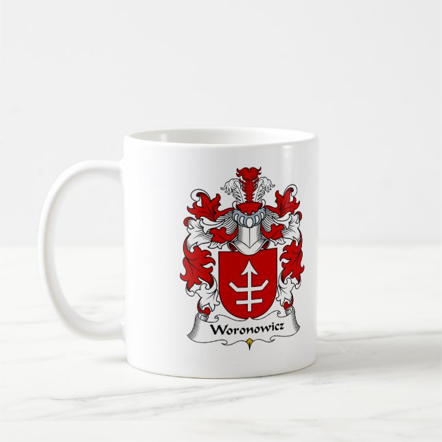 Woronowicz Familienwappen Kaffeetasse (Links)