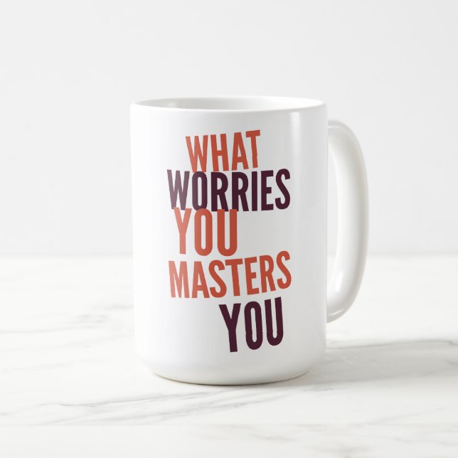 Worry Classic Mug (Devant droit)