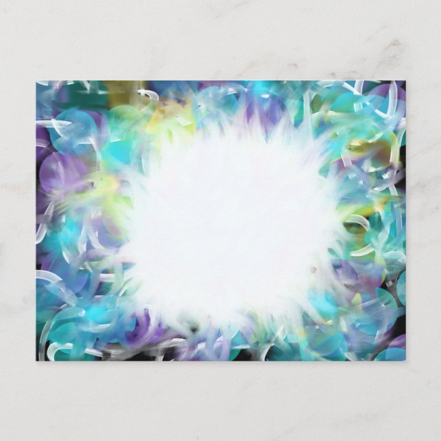 Worship Art Lila Blue Star 7. Oktober 17 HC Postkarte (Vorderseite)