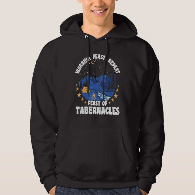 Worship Feast And Repeat Feast Of Tabernacles Sukk Hoodie (Vorderseite)