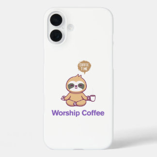 Worship-Kaffee - iPhone 16 Design Plus Hülle