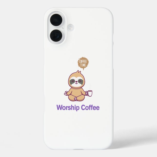 Worship-Kaffee - iPhone 16 Plus iPhone 16 Plus Hülle (Rückseite)