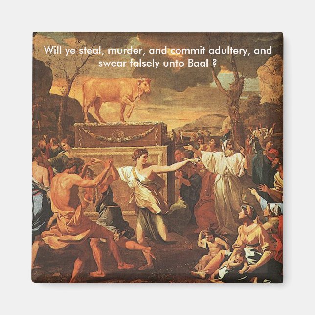 Worshiping Baal - Magnet (Vorne)