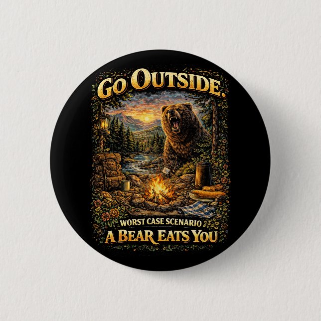 Worst Case Wilderness Button (Vorderseite)