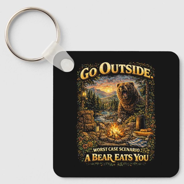 Worst Case Wilderness Schlüsselanhänger (Vorderseite)