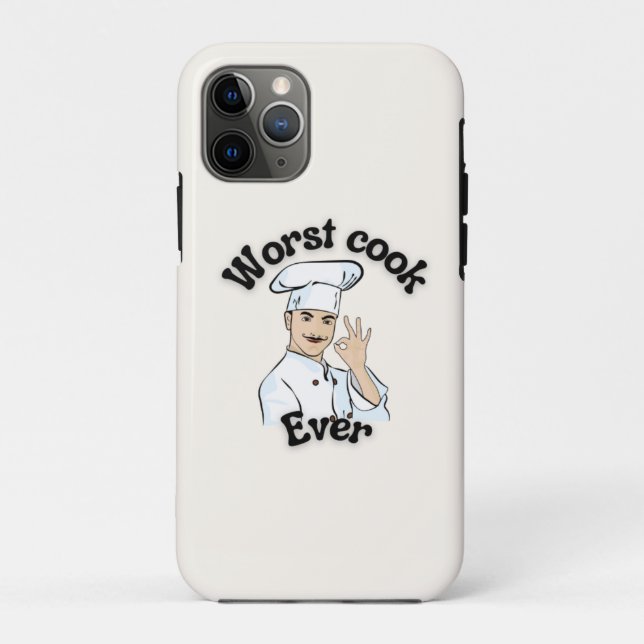 Worst Cook Case-Mate iPhone Hülle (Rückseite)