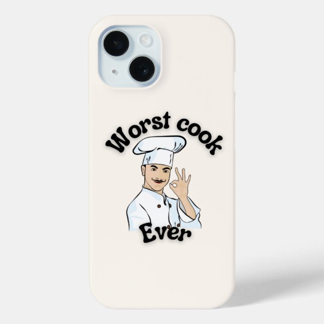 Worst Cook Case-Mate iPhone Hülle (Rückseite)