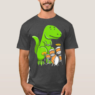Worst Drummer Ever Funny TRex Dinosaur Drum für T-Shirt