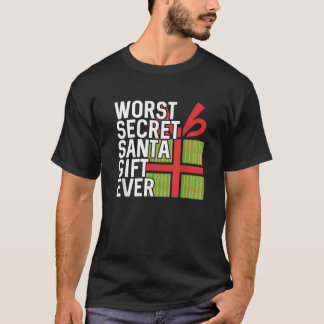 Worst Secret Santa Gift je lustige weiße Elefant T-Shirt