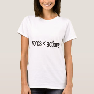 Wort < Aktionen T-Shirt