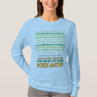 Wort-Angelegenheits-T - Shirt